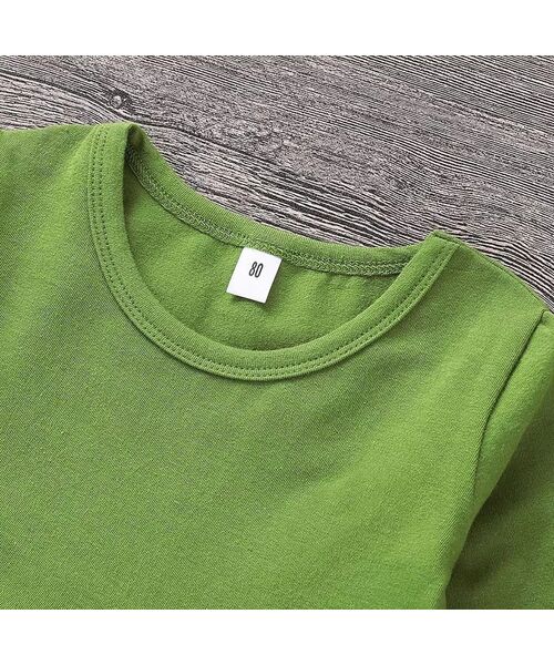 Set 3 piese "Bufnita colorata", bluza verde tip rochita, pantaloni inflorati si esarfa