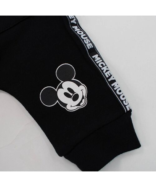 Set 2 piese "Mickey Mouse", bluza galbena maneca lunga, pantaloni negri