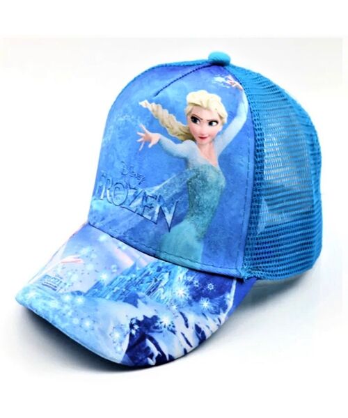 Sapca albastra de soare "Elsa-Frozen"