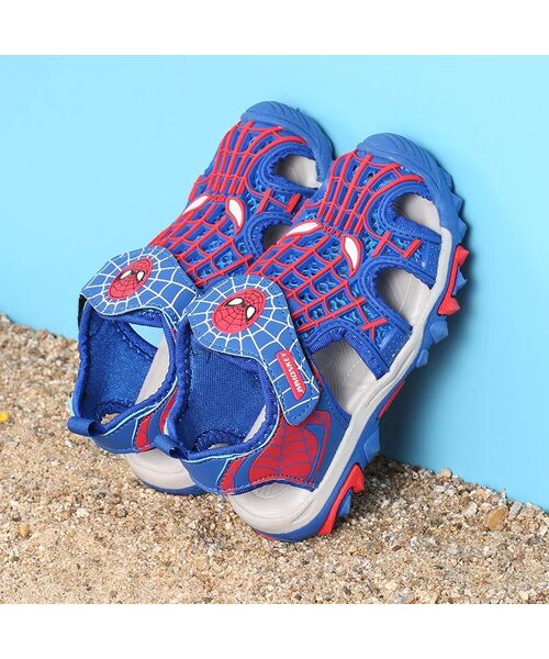Sandale albastre  "Spiderman"