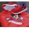 Adidasi rosii " Mickey", talpa alba, marca Disney