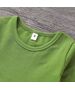 Set 3 piese "Bufnita colorata", bluza verde tip rochita, pantaloni inflorati si esarfa
