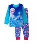 Pijama albastra "Frozen" , bluza maneca lunga, pantaloni diverse modele